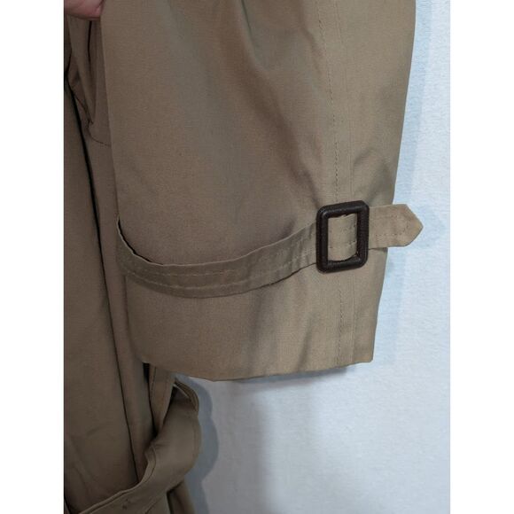 Vintage Clipper Mist All Weather Lined Trench Coat w/ Belt Men's Size 44 Long - Picture 12 of 15